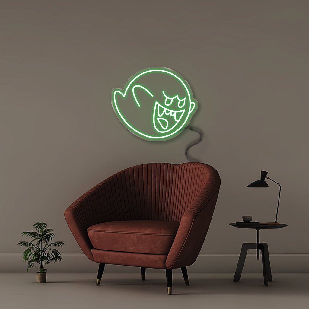 Ghost - Neonific - LED Neon Signs - 50 CM - Green
