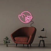 Ghost - Neonific - LED Neon Signs - 50 CM - Pink