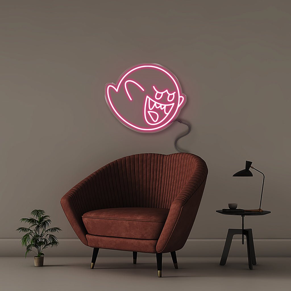 Ghost - Neonific - LED Neon Signs - 50 CM - Pink