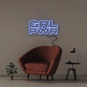 Girl Power - Neonific - LED Neon Signs - 75 CM - Blue