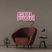 Girl Power - Neonific - LED Neon Signs - 75 CM - Light Pink
