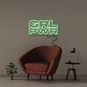Girl Power - Neonific - LED Neon Signs - 75 CM - Green