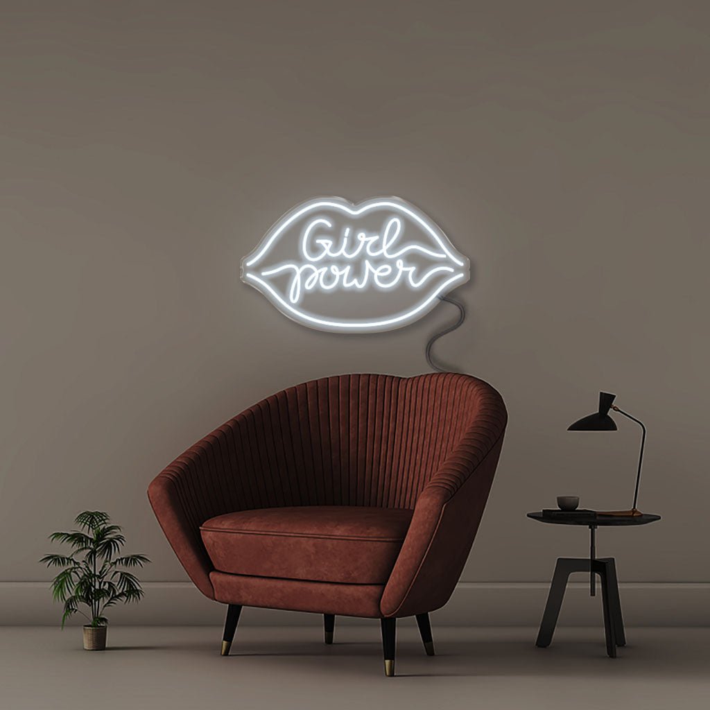 Girl Power - Neonific - LED Neon Signs - 50 CM - Cool White