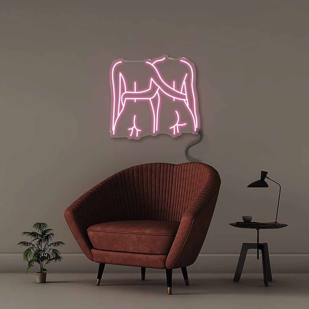 Girlfriends - Neonific - LED Neon Signs - 50 CM - Light Pink