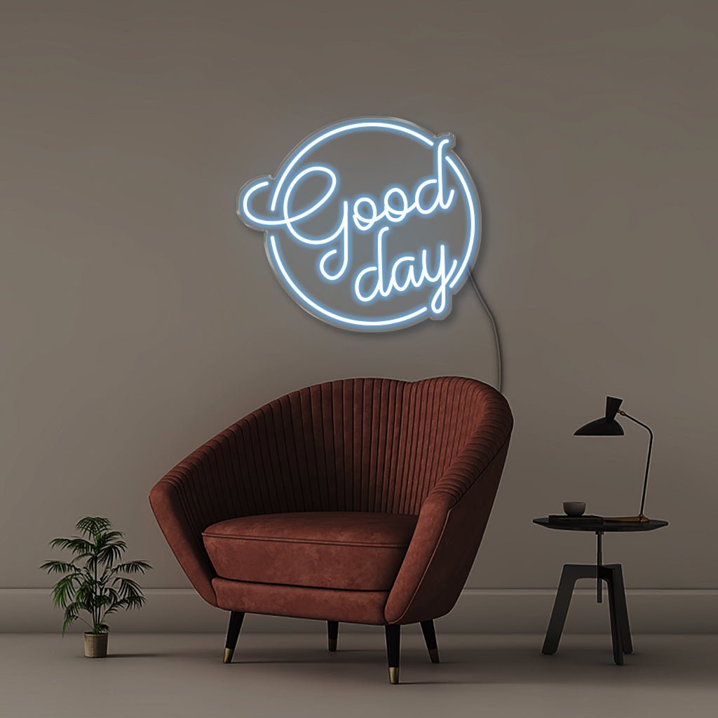 Good day! - Neonific - LED Neon Signs - 50 CM - Light Blue