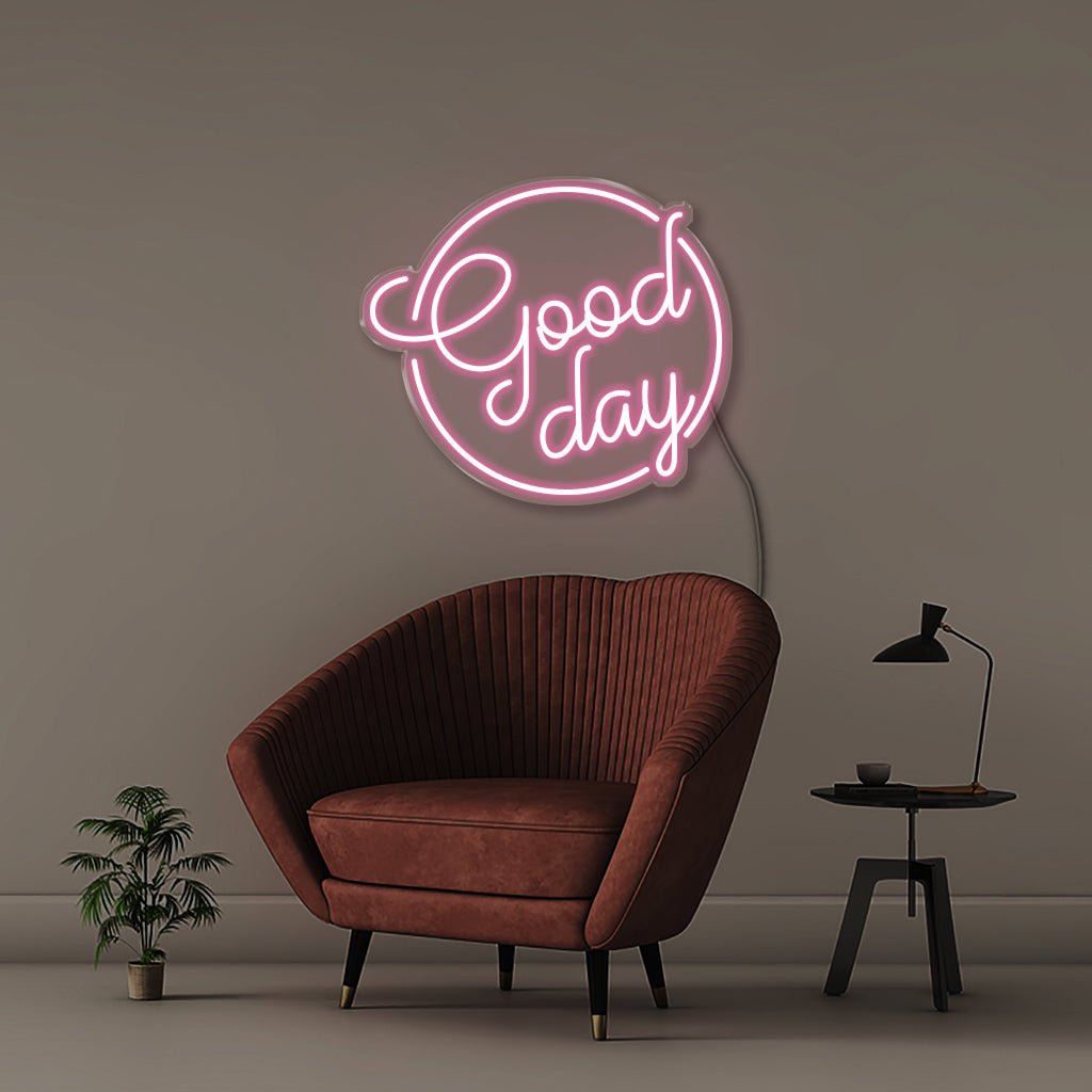 Good day! - Neonific - LED Neon Signs - 50 CM - Light Pink