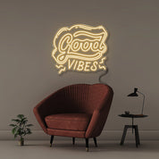 Good Vibes - Neonific - LED Neon Signs - 50 CM - Warm White