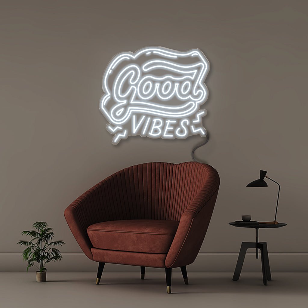 Good Vibes - Neonific - LED Neon Signs - 50 CM - Cool White