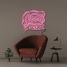Good Vibes - Neonific - LED Neon Signs - 50 CM - Pink