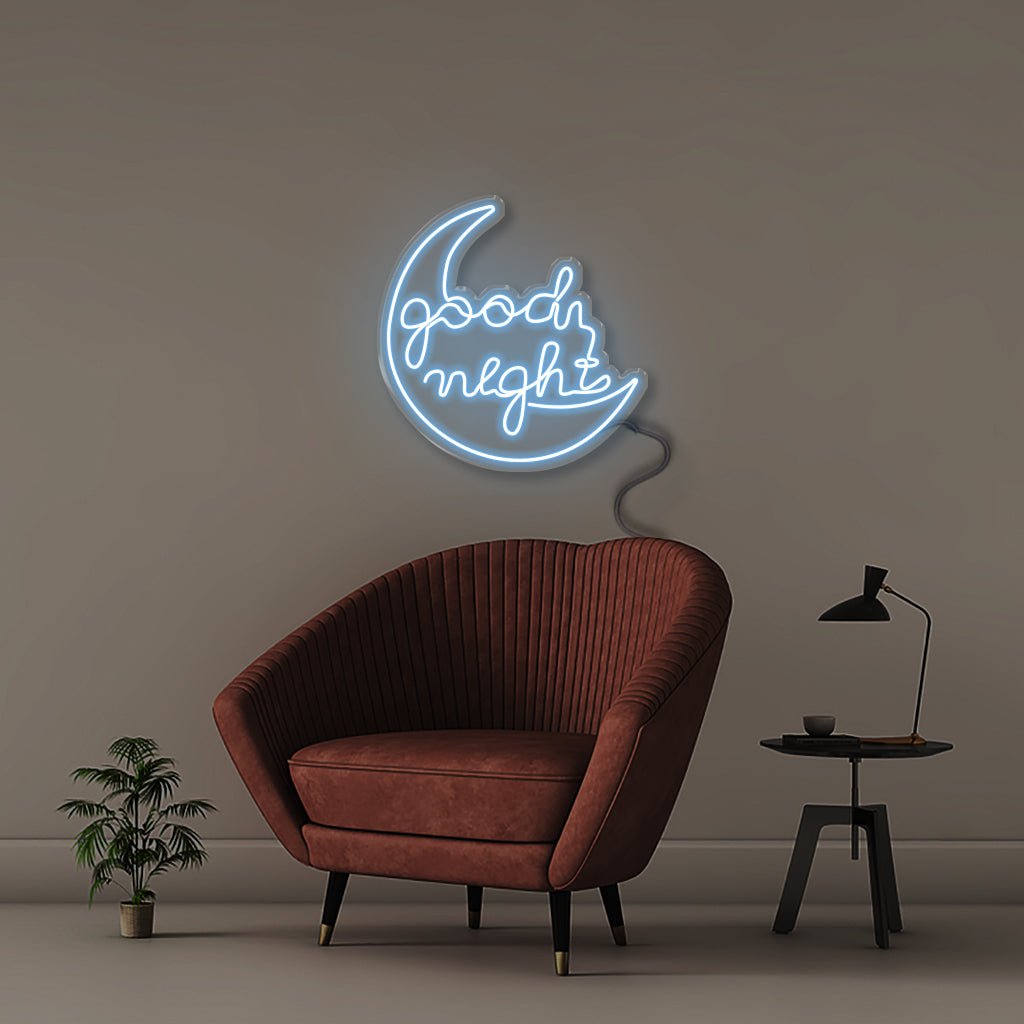 Goodnight - Neonific - LED Neon Signs - 50 CM - Light Blue