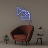 Gramophone - Neonific - LED Neon Signs - 50 CM - Blue