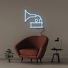 Gramophone - Neonific - LED Neon Signs - 50 CM - Light Blue