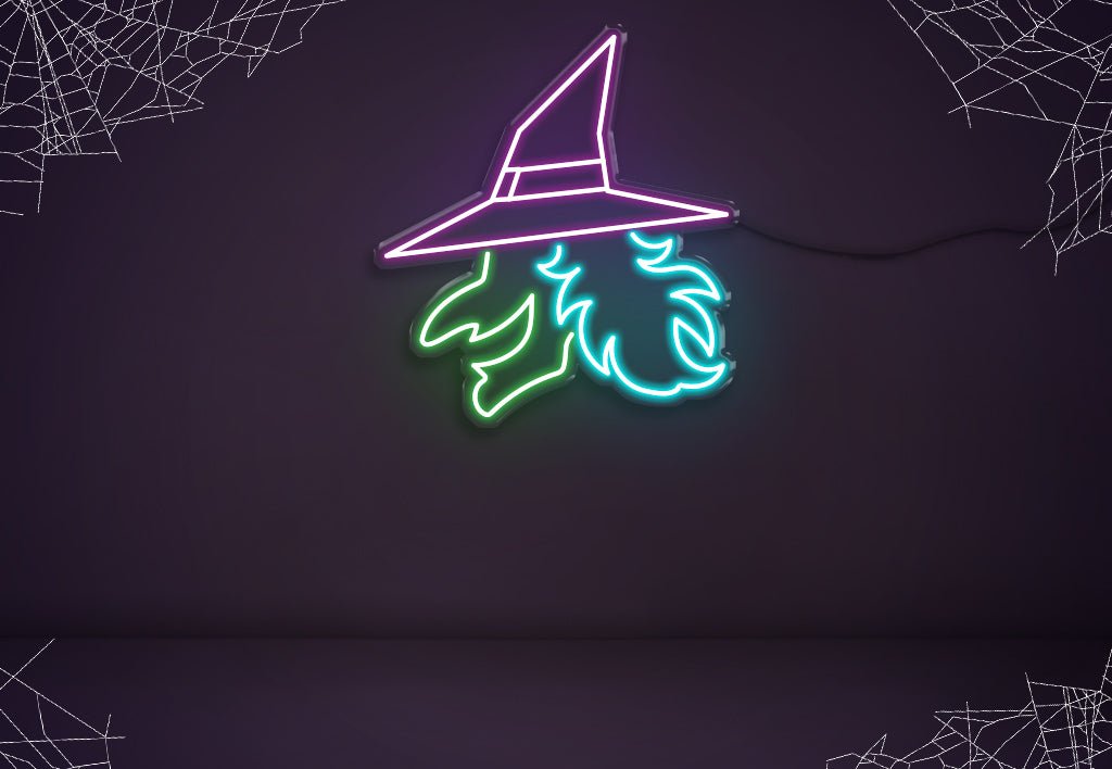 Halloween Witch - Neonific - LED Neon Signs - 75cm - Multi-colour