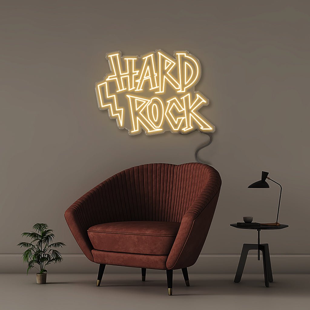 Hard Rock - Neonific - LED Neon Signs - 75 CM - Warm White