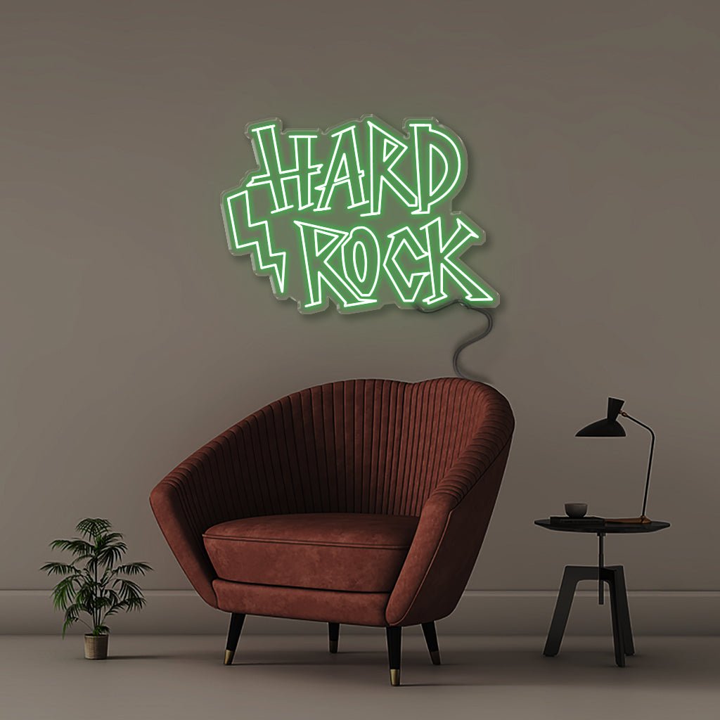 Hard Rock - Neonific - LED Neon Signs - 75 CM - Green