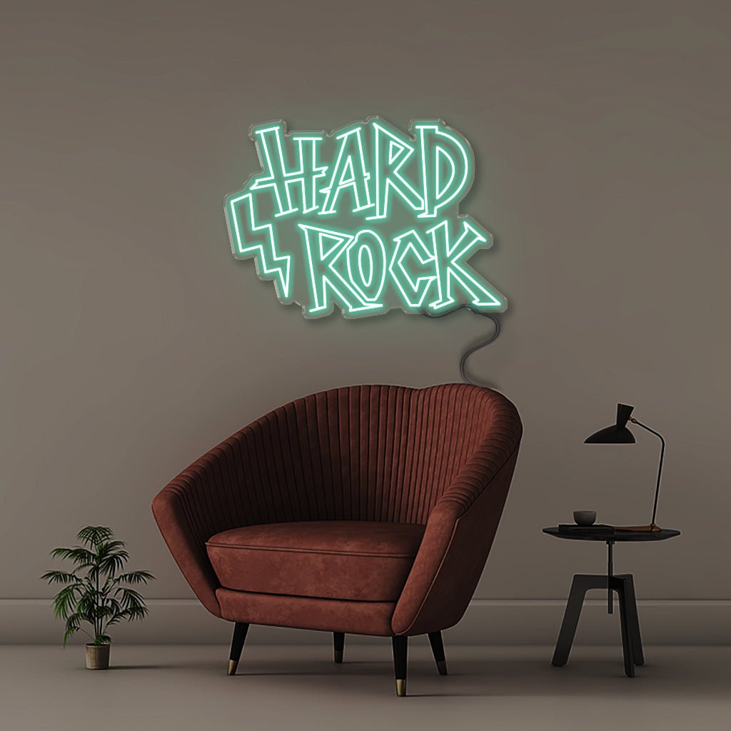Hard Rock - Neonific - LED Neon Signs - 75 CM - Sea Foam