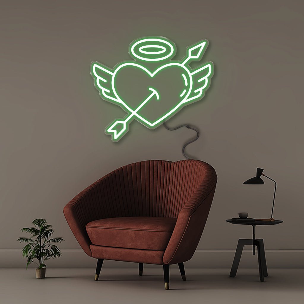 Heart - Neonific - LED Neon Signs - 50 CM - Green