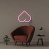 Heart Ass - Neonific - LED Neon Signs - 50 CM - Light Pink