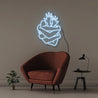 Heart Hands - Neonific - LED Neon Signs - 75 CM - Light Blue