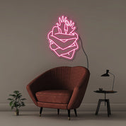 Heart Hands - Neonific - LED Neon Signs - 75 CM - Pink