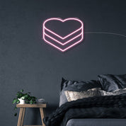 Hearts - Neonific - LED Neon Signs - 50 CM - Light Pink