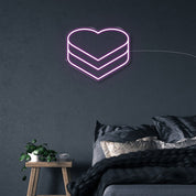 Hearts - Neonific - LED Neon Signs - 50 CM - Purple