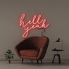 Hell Yeah - Neonific - LED Neon Signs - 50 CM - Red