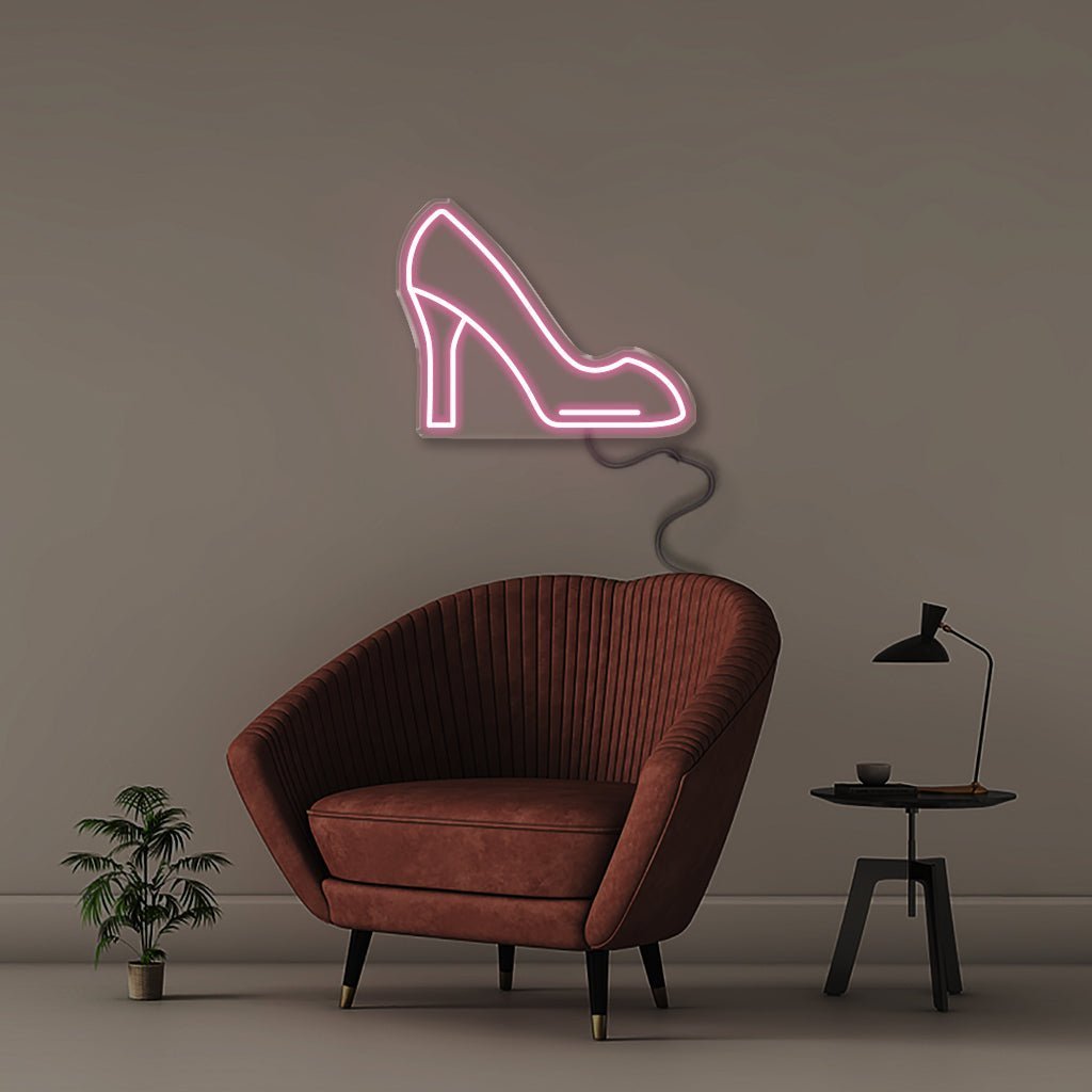 High Heel - Neonific - LED Neon Signs - 50 CM - Light Pink