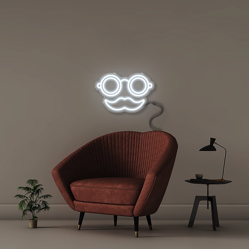 Hipster - Neonific - LED Neon Signs - 50 CM - Cool White