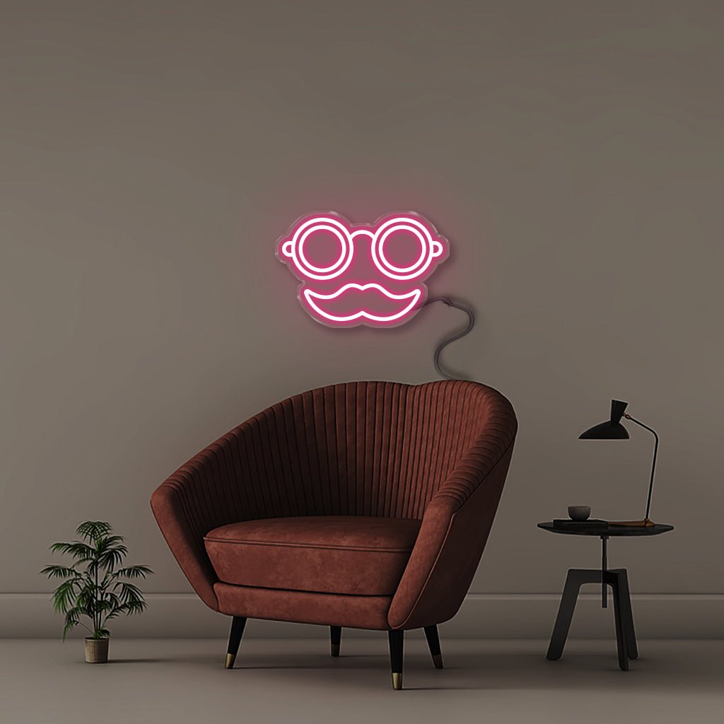 Hipster - Neonific - LED Neon Signs - 50 CM - Pink