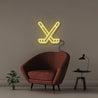 Hockey - Neonific - LED Neon Signs - 50 CM - Yellow