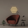 Honey Comb - Neonific - LED Neon Signs - 50 CM - Warm White