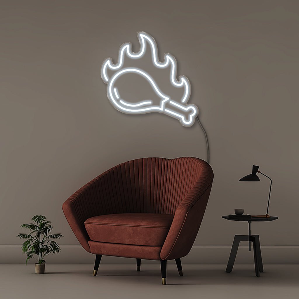 Hot Chicken - Neonific - LED Neon Signs - 50 CM - Cool White