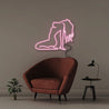 Hot Girl - Neonific - LED Neon Signs - 50 CM - Light Pink
