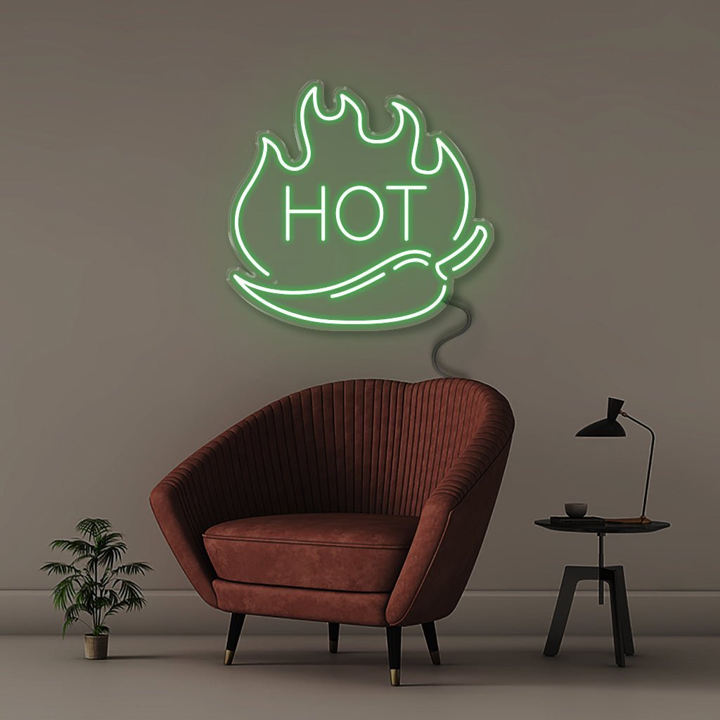 Hot Pepper - Neonific - LED Neon Signs - 50 CM - Green