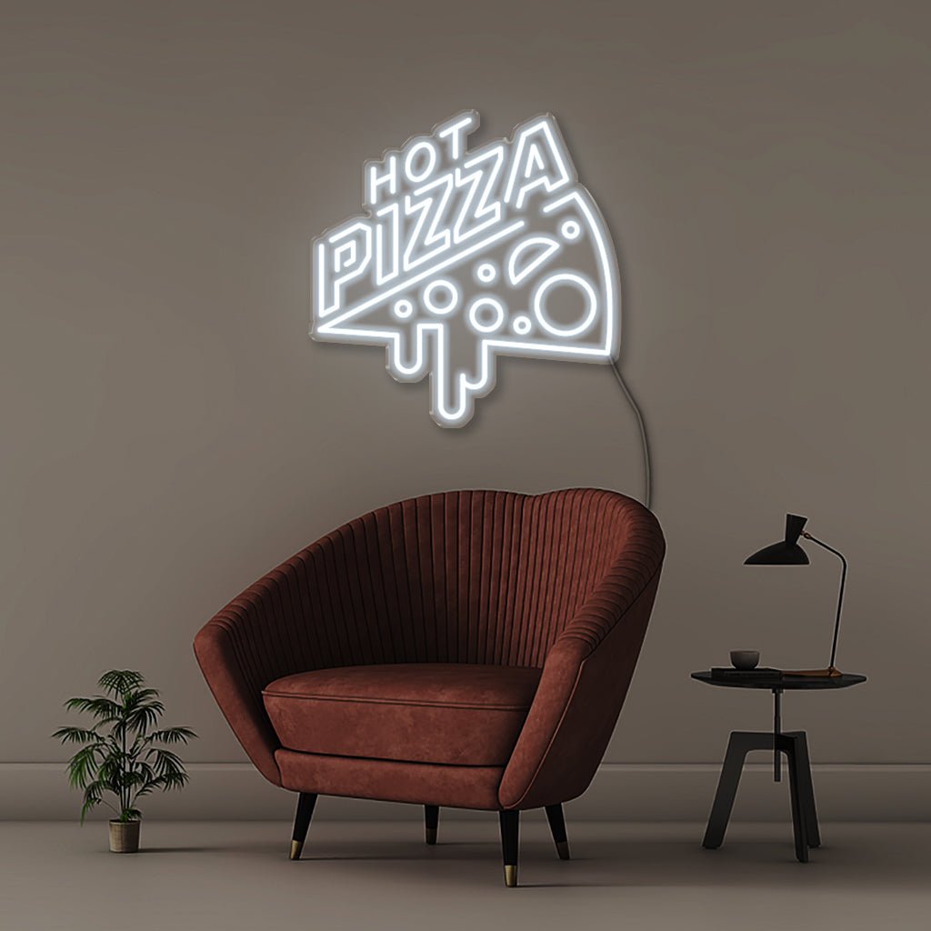 Hot Pizza - Neonific - LED Neon Signs - 50 CM - Cool White