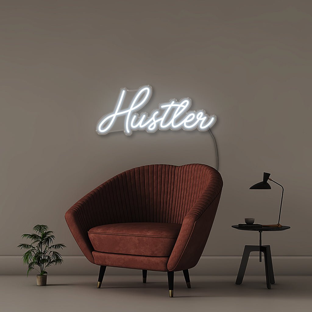 Hustler - Neonific - LED Neon Signs - 50 CM - Cool White