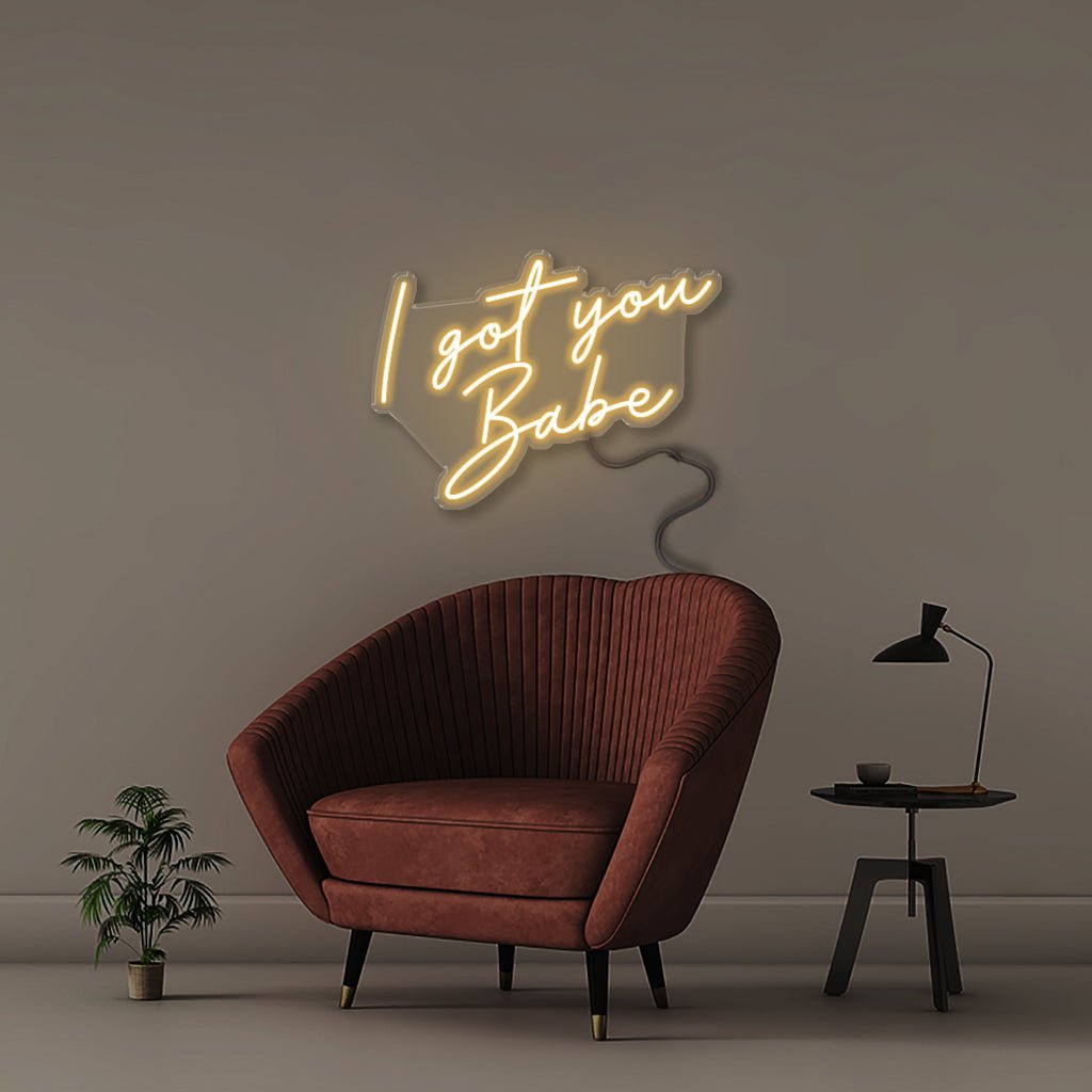 I got you Babe - Neonific - LED Neon Signs - 50 CM - Warm White