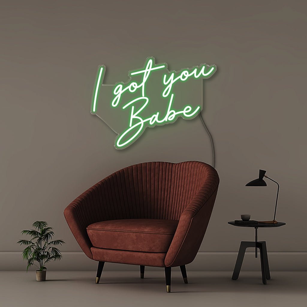 I got you Babe - Neonific - LED Neon Signs - 75 CM - Green