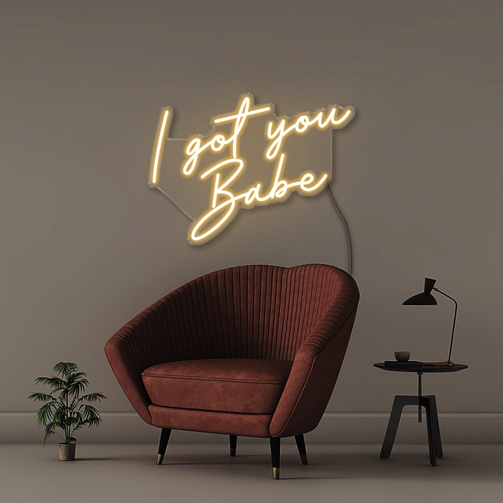 I got you Babe - Neonific - LED Neon Signs - 75 CM - Warm White