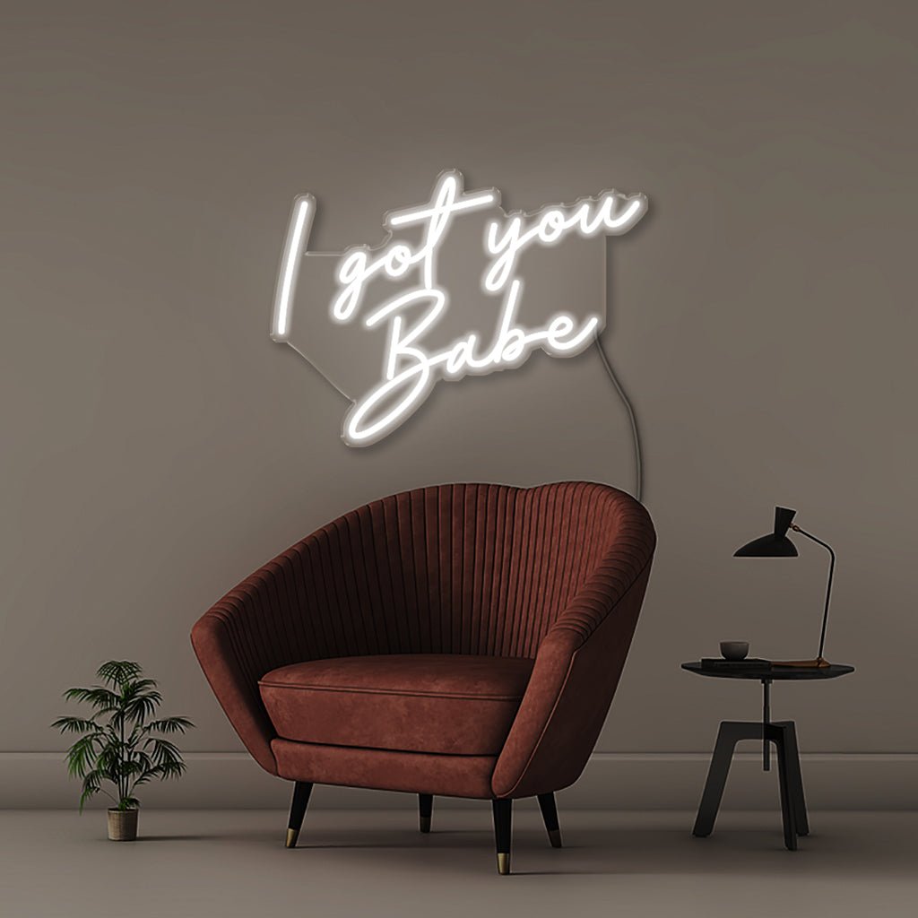 I got you Babe - Neonific - LED Neon Signs - 75 CM - White