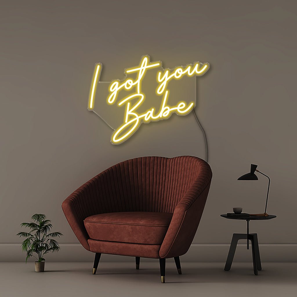 I got you Babe - Neonific - LED Neon Signs - 75 CM - Yellow