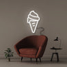 Ice Cream Cone - Neonific - LED Neon Signs - 50 CM - White
