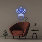 Indoor Plant 2 - Neonific - LED Neon Signs - 50 CM - Blue
