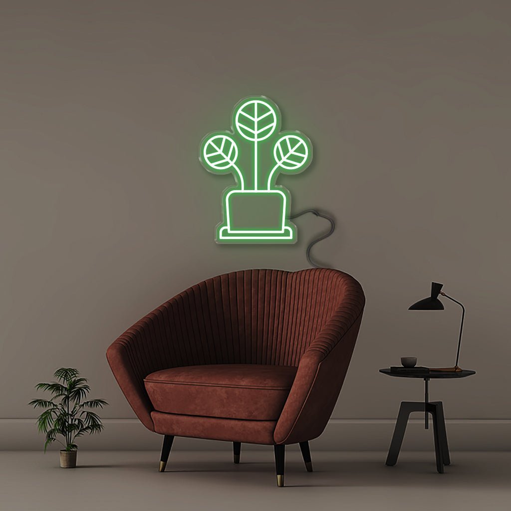 Indoor Plant 3 - Neonific - LED Neon Signs - 50 CM - Green