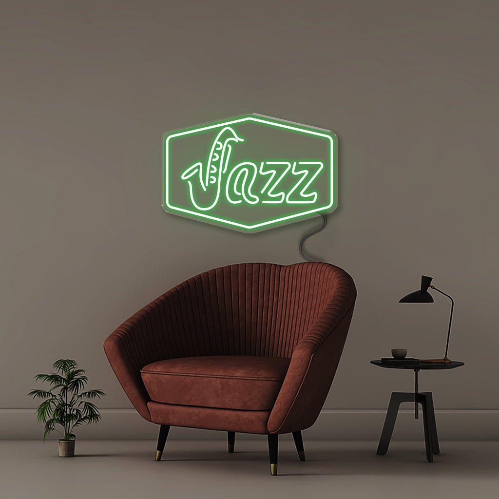 Jazz - Neonific - LED Neon Signs - 50 CM - Green