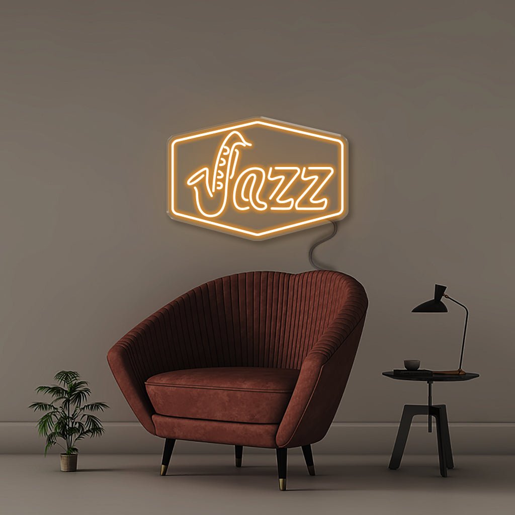 Jazz - Neonific - LED Neon Signs - 50 CM - Orange