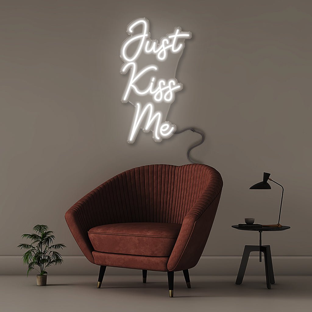 Just Kiss Me - Neonific - LED Neon Signs - 50 CM - White