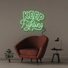 Keep Fighting - Neonific - LED Neon Signs - 50 CM - Green
