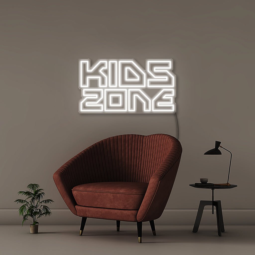 Kids Zone - Neonific - LED Neon Signs - 50 CM - White